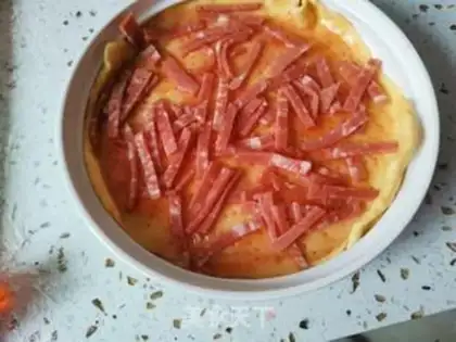 Make Family pizza step 1