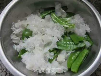 Make ♪ Dry Dutch beans with silver ears ♪ step 4
