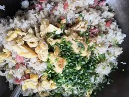 Make Five-colored rice step 10