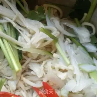 Make Frozen needle mushrooms step 3