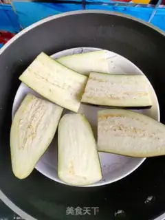 Make Sesame sauce hand tore eggplant step 2