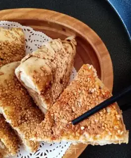 Make Soy sauce pancakes step 13