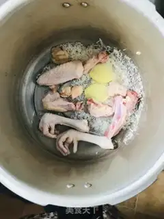 Make Chicken porridge step 1