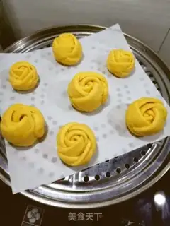 Make Yellow rose bun step 10