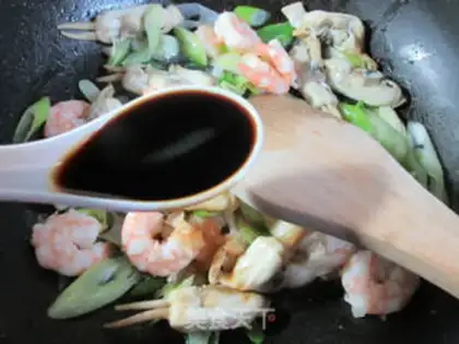 Make Shrimp onions step 8