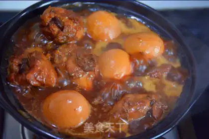 Make Chicken legs and eggs step 6