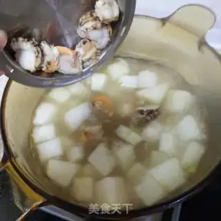 Make Scallop melon soup step 6