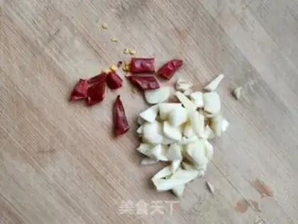 Make Celery with soybeans step 2