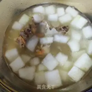 Make Scallop melon soup step 7