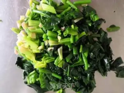 Make Scum of spinach step 2