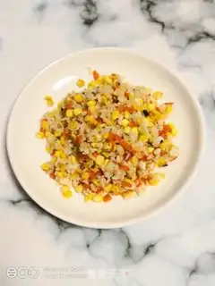 Make Carrot corn fried rice step 9
