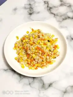 Make Carrot corn fried rice step 10