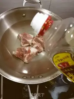 Make Bones and fried rice step 1