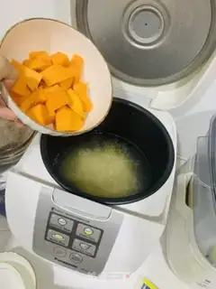Make Pumpkin porridge step 3