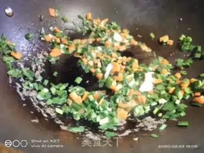 Make Cream corn carrots step 1