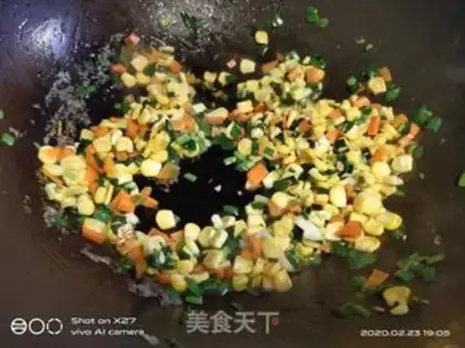 Make Cream corn carrots step 3