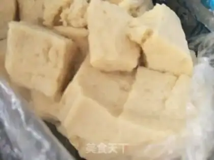 Make Sea belt tofu step 1