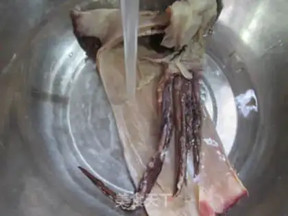 Make Steam squid and chicken legs step 2