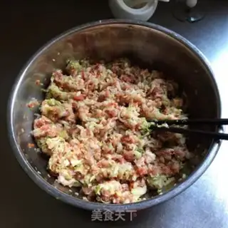 Make Pork dumplings step 2