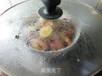 Make Steam squid and chicken legs step 7