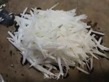 Make Three noodles step 1