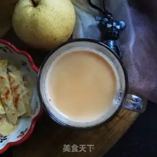 Make Caramel milk tea step 11