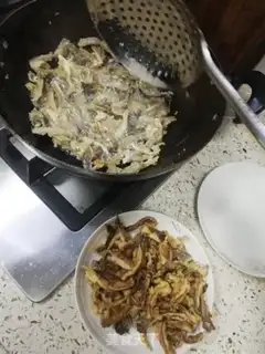 Make Dry mushrooms step 5