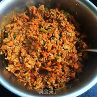 Make Routine carrot beef buns step 8