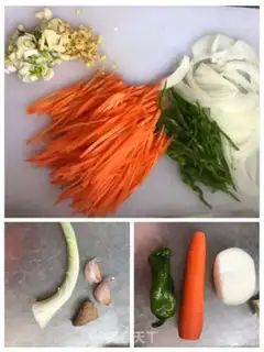 Make Fried meat step 1