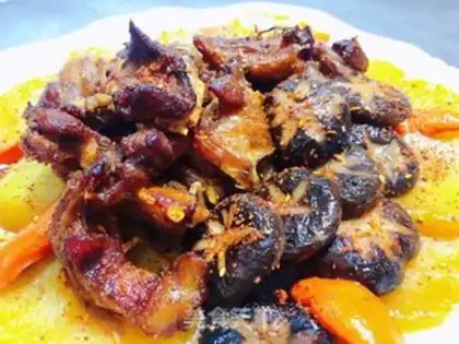 Make Sheep chops and vegetables step 15