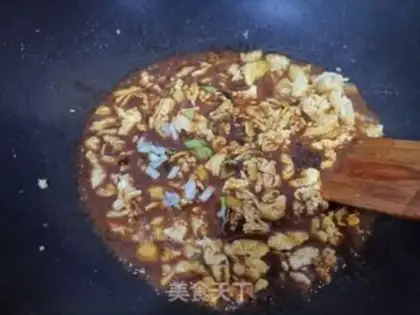 Make Egg sauce step 3