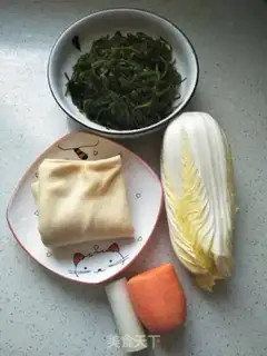 Make Dried tofu and sea ribbon step 0