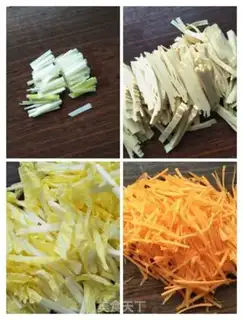 Make Dried tofu and sea ribbon step 2