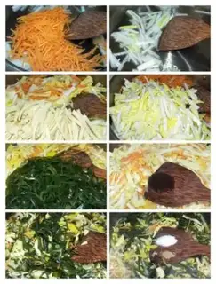 Make Dried tofu and sea ribbon step 4