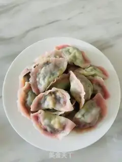 Make Colour dumplings step 5