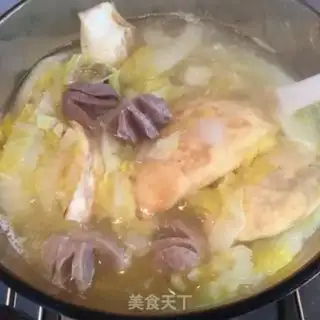 Make Beefballs, egg dumplings and vegetables soup step 5