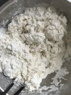 Make Creams of red sugar step 3