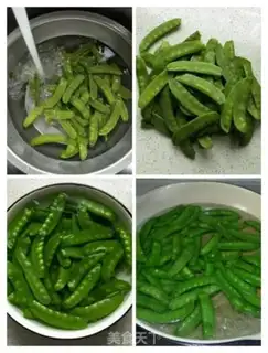 Make Inkfish balls, Dutch beans step 1