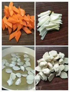 Make Inkfish balls, Dutch beans step 2