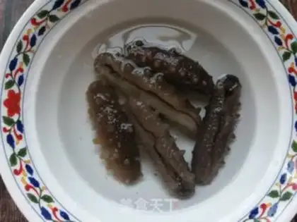 Make Sea cucumber soup step 0