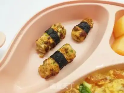 Make Fried vegetables, salmon mud step 5