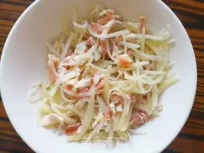 Make Potato omelet step 3