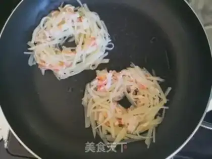 Make Potato omelet step 4