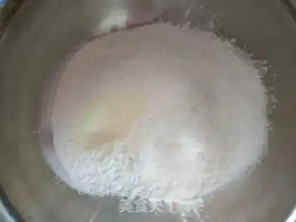 Make Red bean date rice cake step 5