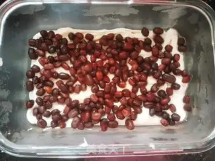 Make Red bean date rice cake step 8