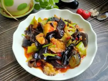 Make Spicy, woody, eggplant step 17
