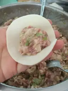Make Celery pork dumplings step 5