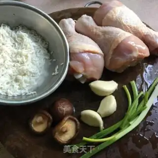 Make The chicken legs with the rice step 0