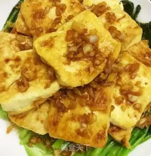 Make Garlic tofu step 6