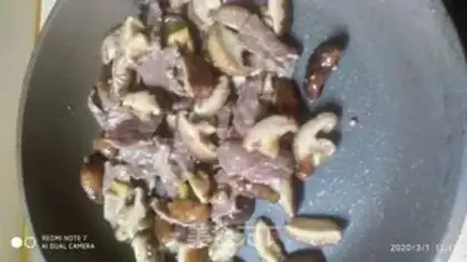 Make Beef fried mushrooms step 5